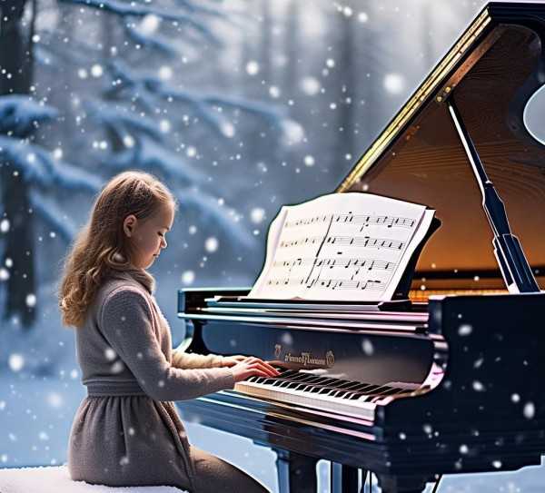 雪千寻钢琴曲，冬日浪漫旋律的五线谱探寻之旅